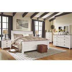 ASHLEY 5PC QUEEN SIZE BEDROOM SET (WILLOWTON) B267-31,36,74,77,92,96 Image